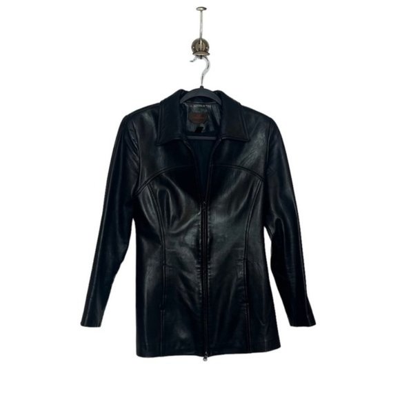 Danier Jackets & Blazers - Danier Black Leather Jacket